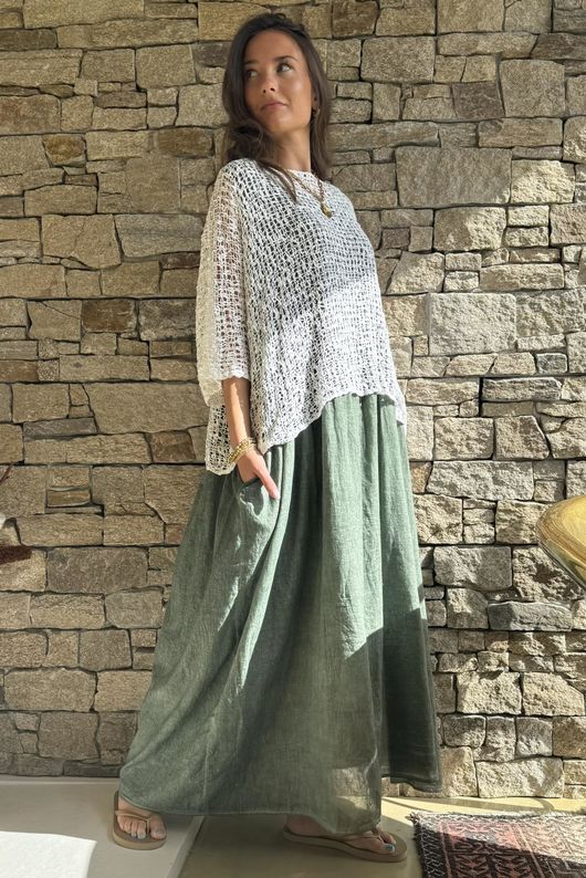 Cloud Loose Box Knit White /13=